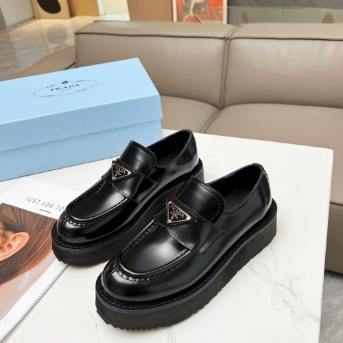 Prada Leather Shoes For Women #1210481 $108.00 USD, Wholesale Replica Prada Leather Shoes