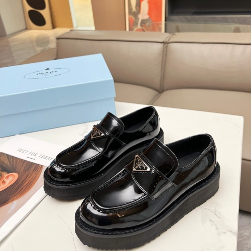 Prada Leather Shoes For Women #1210482 $108.00 USD, Wholesale Replica Prada Leather Shoes