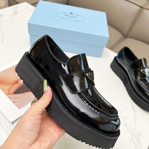 Replica Prada Leather Shoes For Women #1210482 $108.00 USD for Wholesale