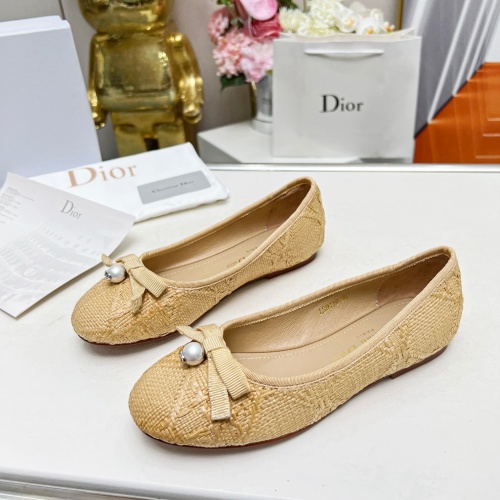 Christian Dior Flat Shoes For Women #1210497 $96.00 USD, Wholesale Replica Christian Dior Flat Shoes