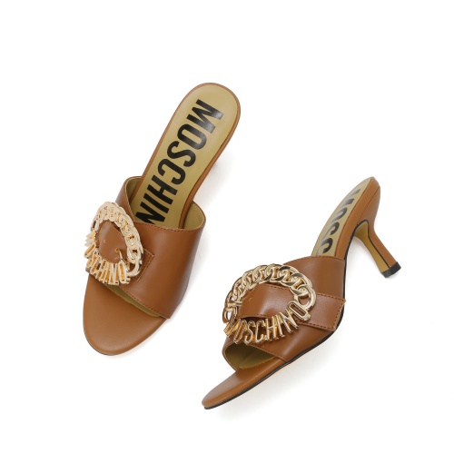 Replica Moschino Slippers For Women #1210507 $85.00 USD for Wholesale