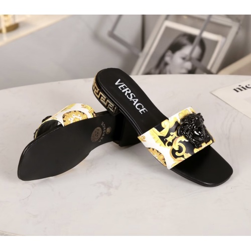 Replica Versace Slippers For Women #1210515 $80.00 USD for Wholesale