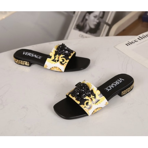 Replica Versace Slippers For Women #1210515 $80.00 USD for Wholesale