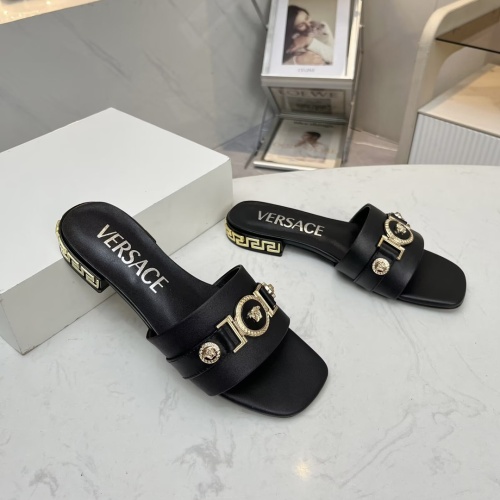 Replica Versace Slippers For Women #1210518 $80.00 USD for Wholesale