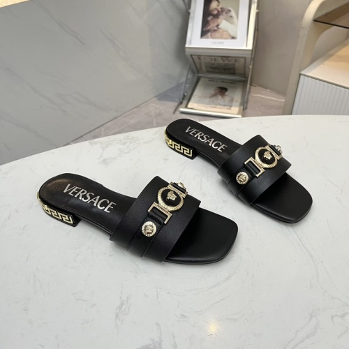 Replica Versace Slippers For Women #1210518 $80.00 USD for Wholesale