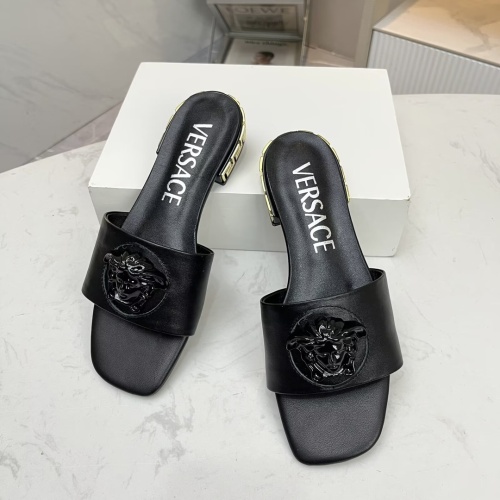 Replica Versace Slippers For Women #1210520 $80.00 USD for Wholesale