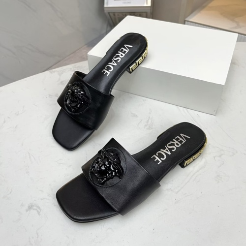 Replica Versace Slippers For Women #1210520 $80.00 USD for Wholesale