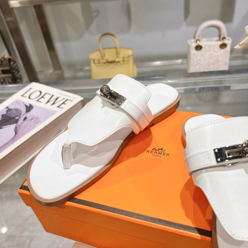 Replica Hermes Slippers For Women #1210538 $82.00 USD for Wholesale