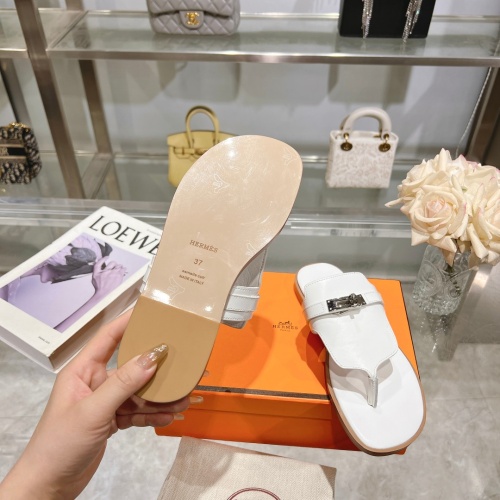 Replica Hermes Slippers For Women #1210538 $82.00 USD for Wholesale