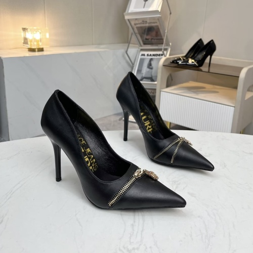 Replica Versace High-Heeled Shoes For Women #1210602 $82.00 USD for Wholesale