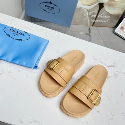 Replica Prada Slippers For Women #1210605 $85.00 USD for Wholesale