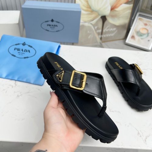 Replica Prada Slippers For Women #1210608 $85.00 USD for Wholesale