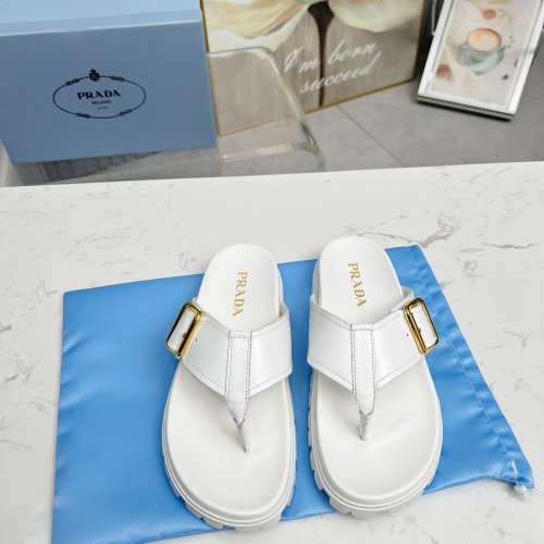 Replica Prada Slippers For Women #1210612 $85.00 USD for Wholesale