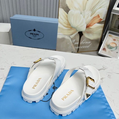 Replica Prada Slippers For Women #1210612 $85.00 USD for Wholesale