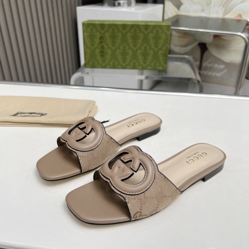 Gucci Slippers For Women #1210650 $85.00 USD, Wholesale Replica Gucci Slippers