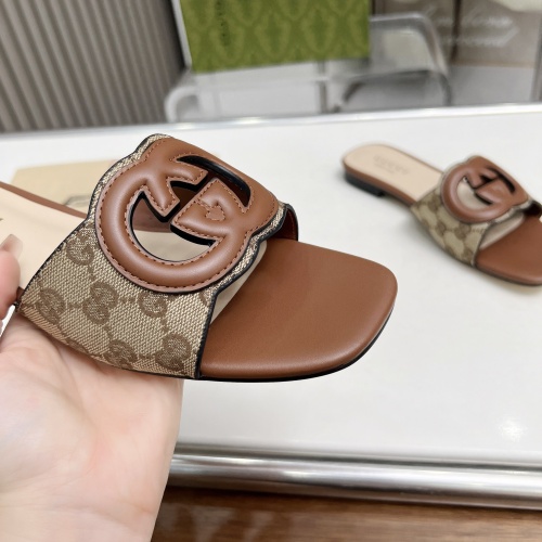 Replica Gucci Slippers For Women #1210651 $85.00 USD for Wholesale