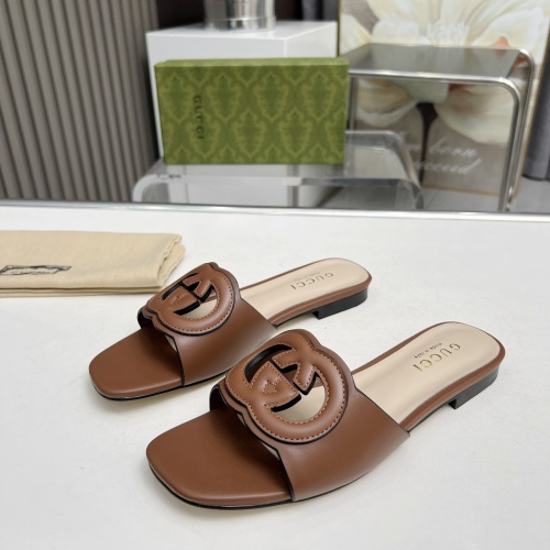 Gucci Slippers For Women #1210655 $85.00 USD, Wholesale Replica Gucci Slippers