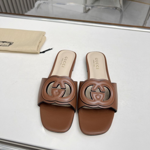 Replica Gucci Slippers For Women #1210655 $85.00 USD for Wholesale