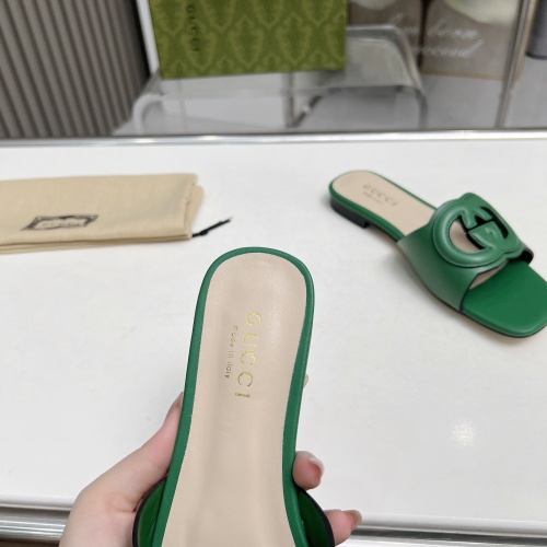 Replica Gucci Slippers For Women #1210658 $85.00 USD for Wholesale