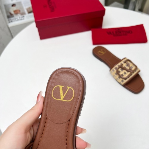 Replica Valentino Slippers For Women #1210667 $82.00 USD for Wholesale