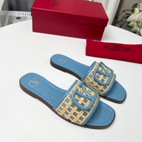 Replica Valentino Slippers For Women #1210670 $82.00 USD for Wholesale