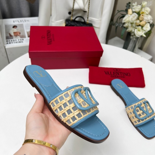 Replica Valentino Slippers For Women #1210670 $82.00 USD for Wholesale