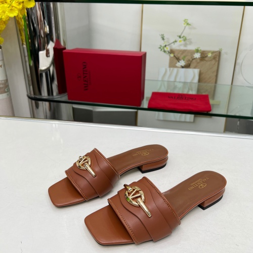 Replica Valentino Slippers For Women #1210676 $88.00 USD for Wholesale