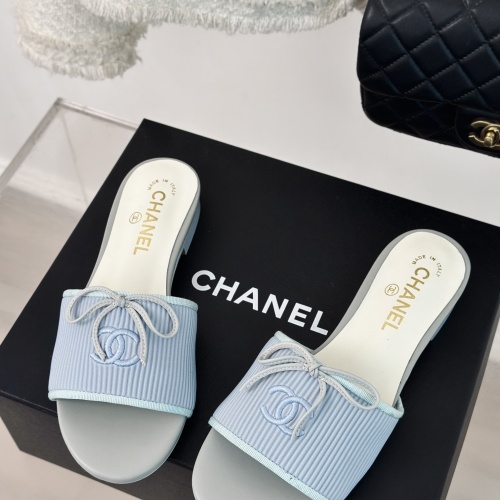 Replica Chanel Slippers For Women #1210765 $92.00 USD for Wholesale