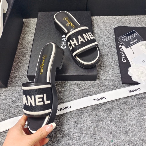 Replica Chanel Slippers For Women #1210773 $98.00 USD for Wholesale