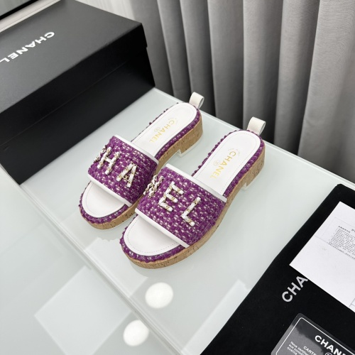 Chanel Slippers For Women #1210816 $96.00 USD, Wholesale Replica Chanel Slippers