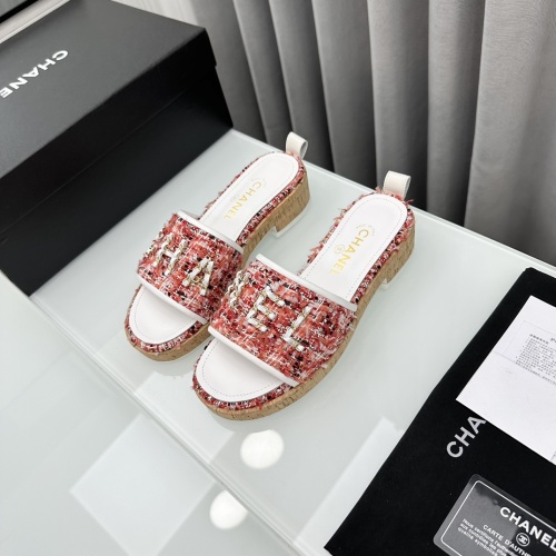 Chanel Slippers For Women #1210818 $96.00 USD, Wholesale Replica Chanel Slippers