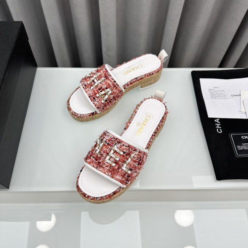 Replica Chanel Slippers For Women #1210818 $96.00 USD for Wholesale