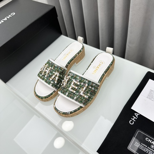 Chanel Slippers For Women #1210819 $96.00 USD, Wholesale Replica Chanel Slippers