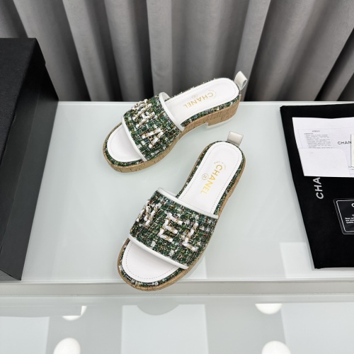 Replica Chanel Slippers For Women #1210819 $96.00 USD for Wholesale