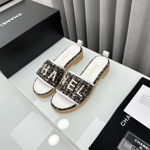 Chanel Slippers For Women #1210823 $96.00 USD, Wholesale Replica Chanel Slippers