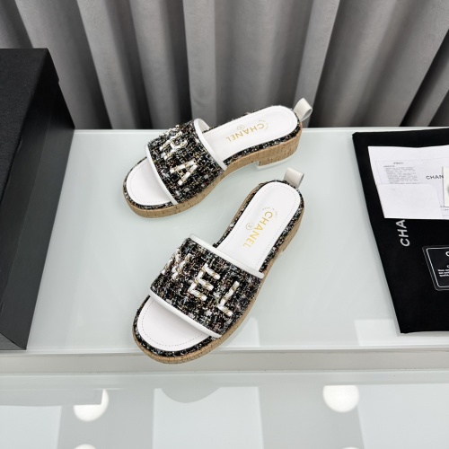 Replica Chanel Slippers For Women #1210823 $96.00 USD for Wholesale