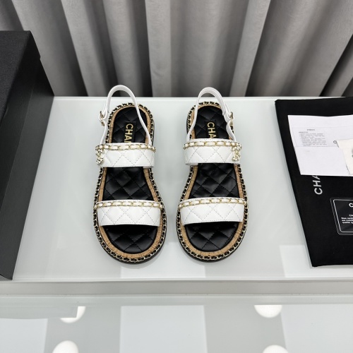 Replica Chanel Sandal For Women #1210835 $105.00 USD for Wholesale