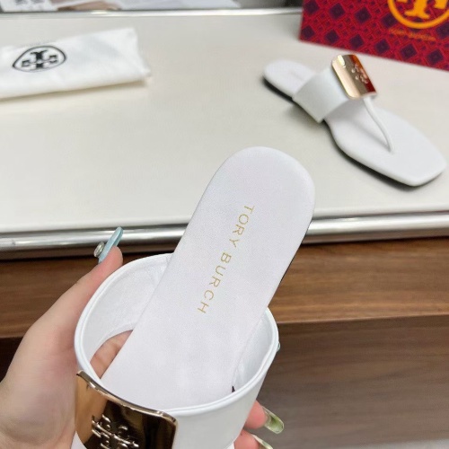 Replica Tory Burch TB Slippers For Women #1210965 $80.00 USD for Wholesale