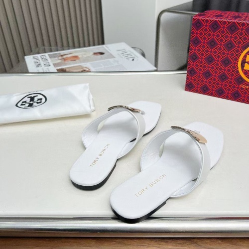 Replica Tory Burch TB Slippers For Women #1210965 $80.00 USD for Wholesale