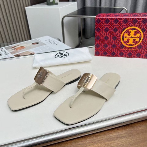 Replica Tory Burch TB Slippers For Women #1210966 $80.00 USD for Wholesale