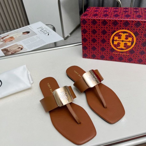 Replica Tory Burch TB Slippers For Women #1210967 $80.00 USD for Wholesale