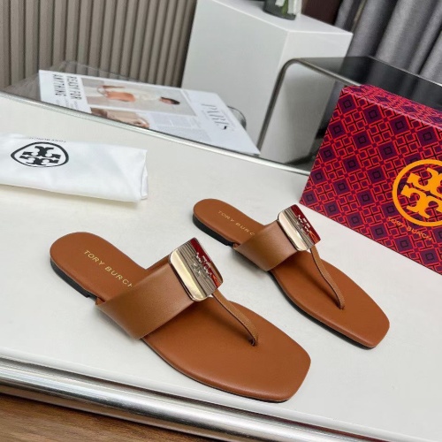 Replica Tory Burch TB Slippers For Women #1210967 $80.00 USD for Wholesale