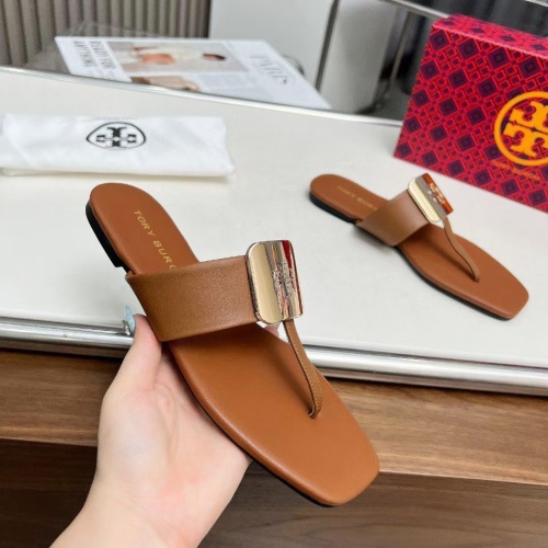 Replica Tory Burch TB Slippers For Women #1210967 $80.00 USD for Wholesale