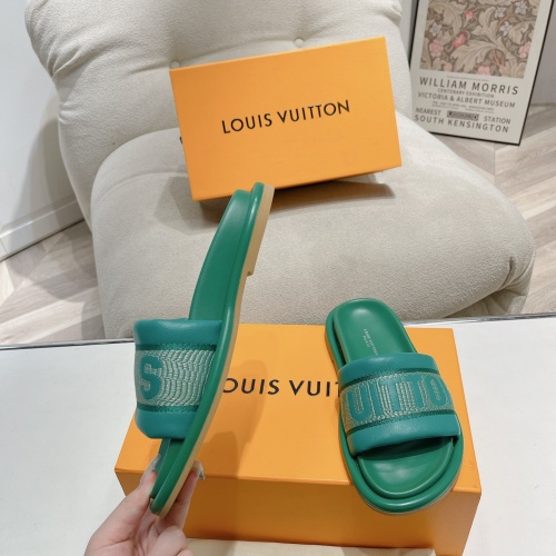 Replica Louis Vuitton Slippers For Men #1210990 $82.00 USD for Wholesale