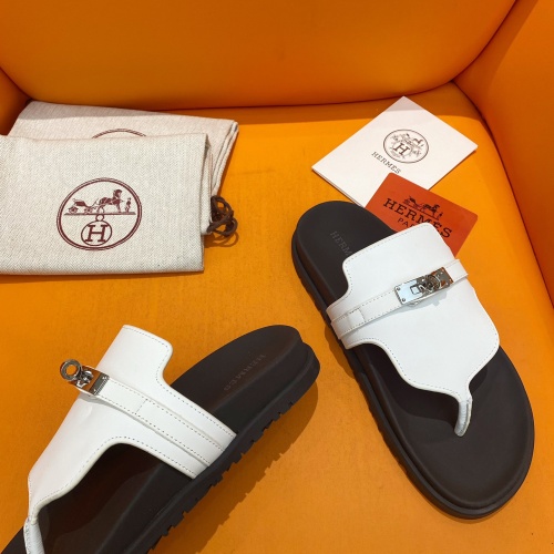 Replica Hermes Slippers For Women #1211001 $102.00 USD for Wholesale