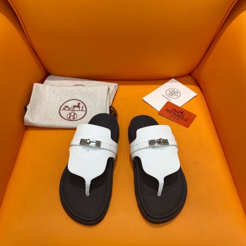 Hermes Slippers For Men #1211002 $102.00 USD, Wholesale Replica Hermes Slippers