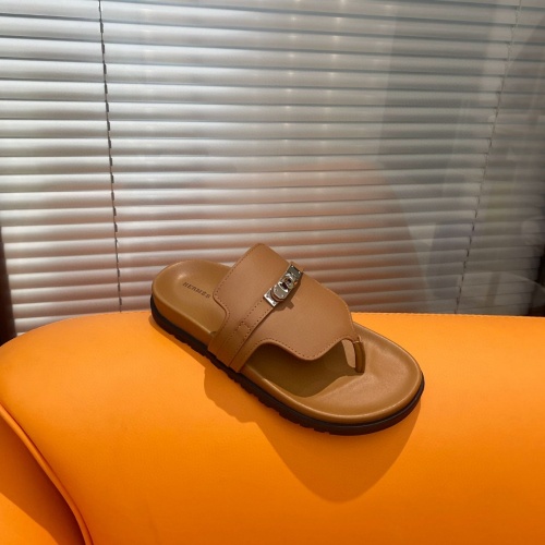 Replica Hermes Slippers For Men #1211006 $102.00 USD for Wholesale