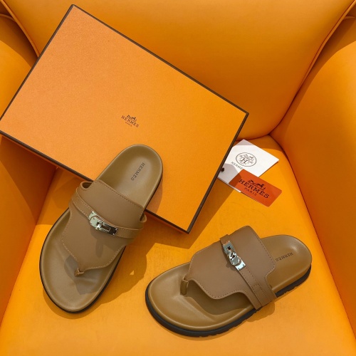 Replica Hermes Slippers For Men #1211006 $102.00 USD for Wholesale