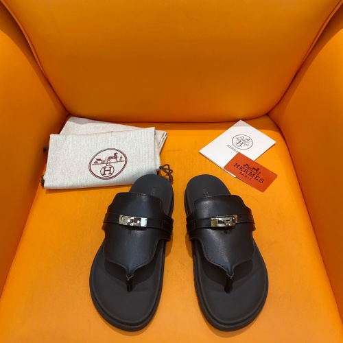 Hermes Slippers For Men #1211007 $102.00 USD, Wholesale Replica Hermes Slippers