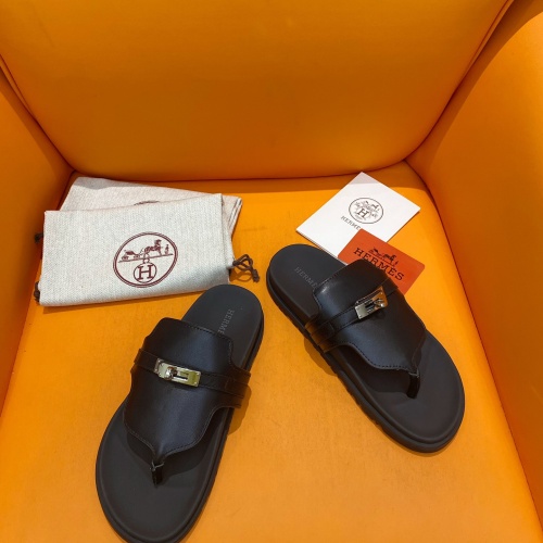 Replica Hermes Slippers For Men #1211007 $102.00 USD for Wholesale